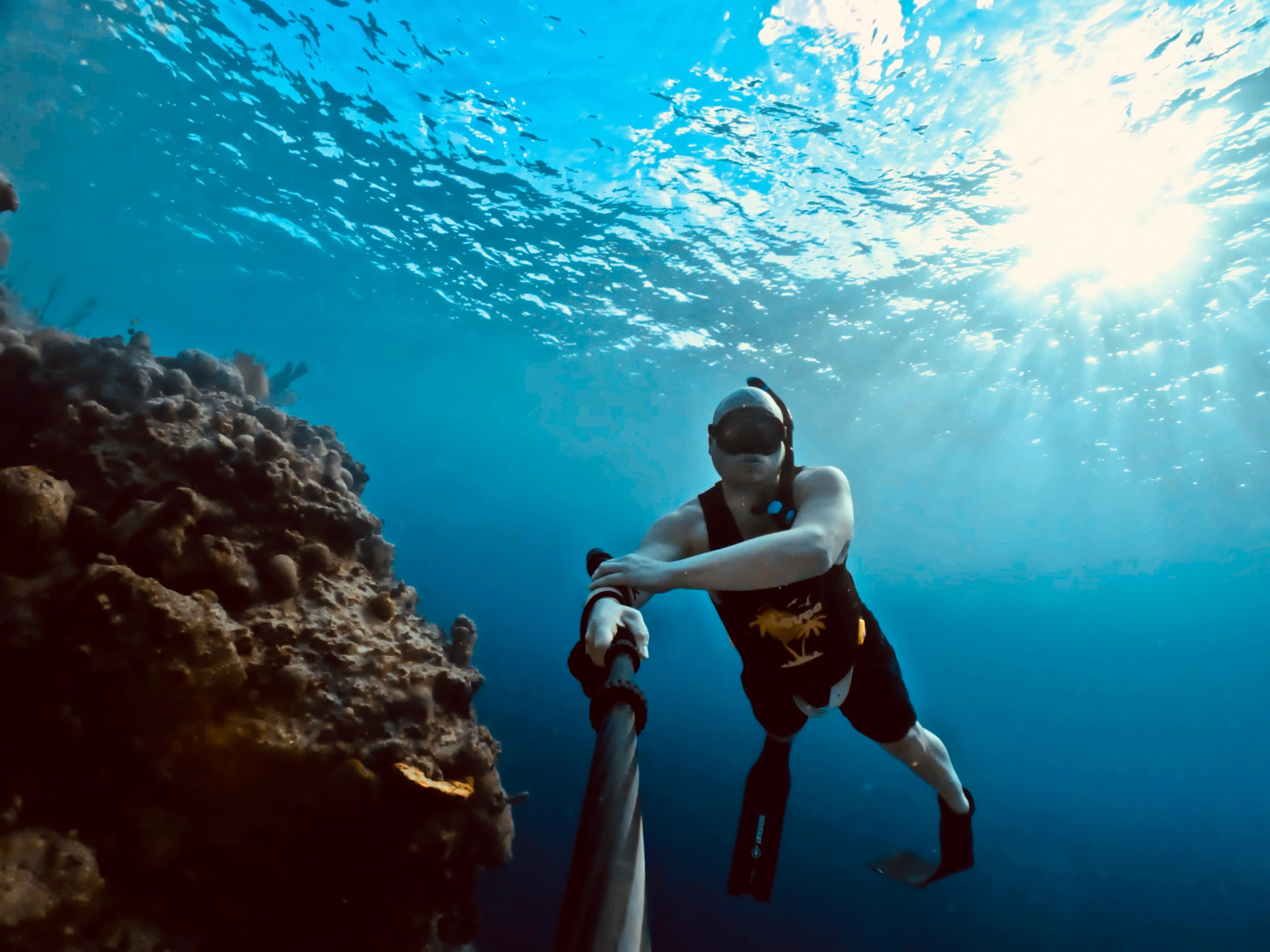 Paul Tibs — Freediving at Directors Bay in Willemstad, Curaçao
